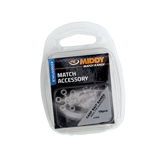 MIDDY Bait Bands Mikrobänder 18 Stück 4mm/6mm