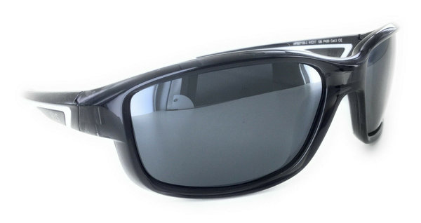 H.I.S Sonnenbrille Angelsport UV400 Polarized Blend- und UV-Schutz Schwarz/Weiß getönt