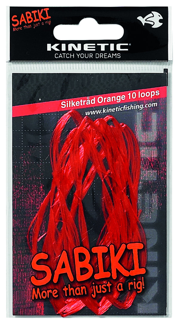 Kinetic Sabiki Hornhechtfäden Seidenfäden Schlaufe 10 Stück Rot